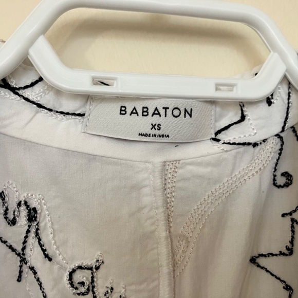 BABATON cotton embroidered blouse - Picture 3 of 10